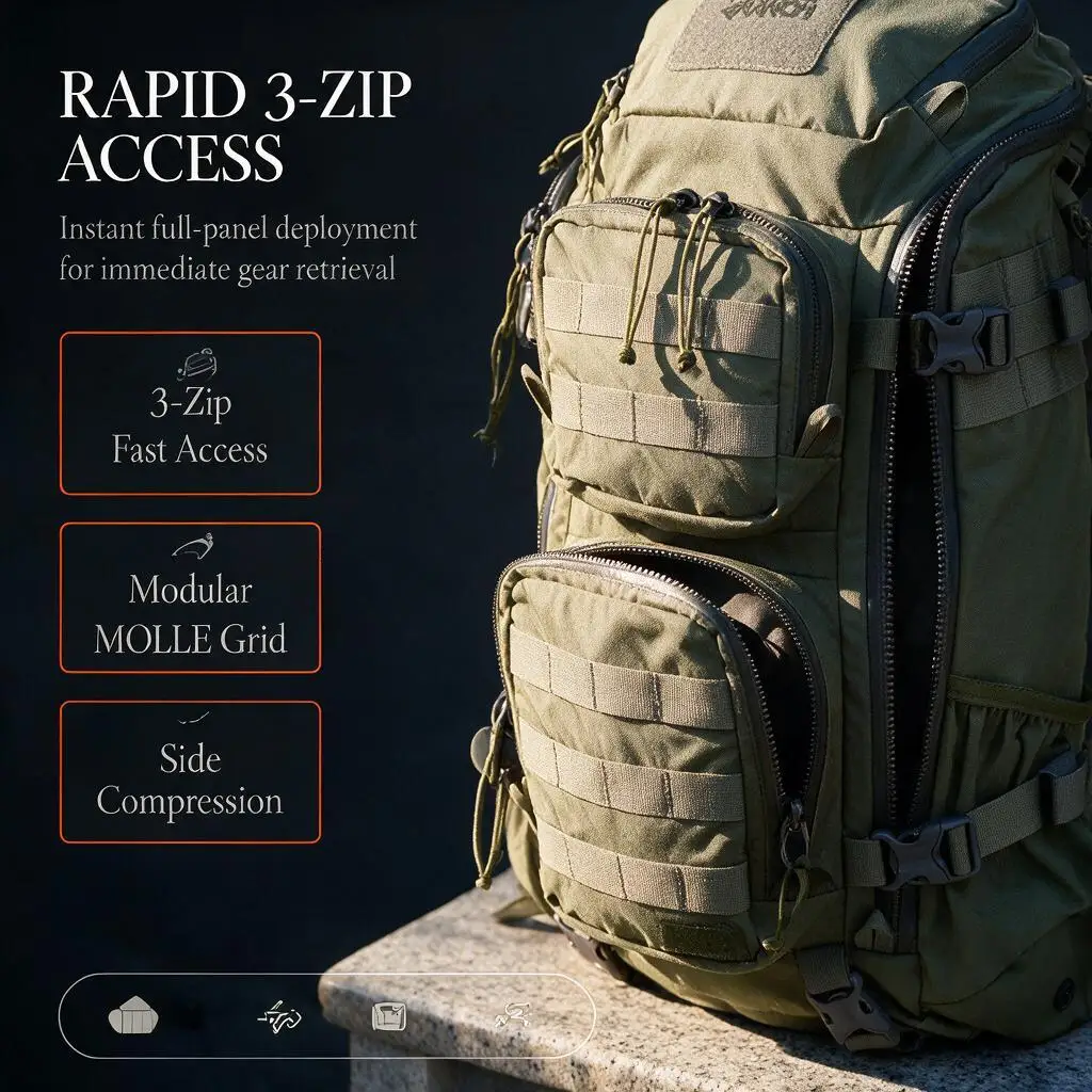 Mystery Ranch Blitz 30L Assault Backpack New Multipurpose MOLLE System Detachable Belt Commuter Camping 30L