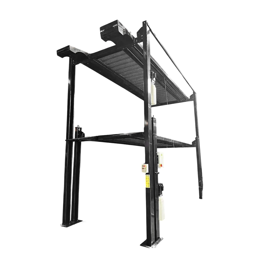 Car Lifts Capacity 3 Level Parking Car Garage Simple Four Post Triple Stacker Hydraulic 4 Post 3 Level Car Parking Lift