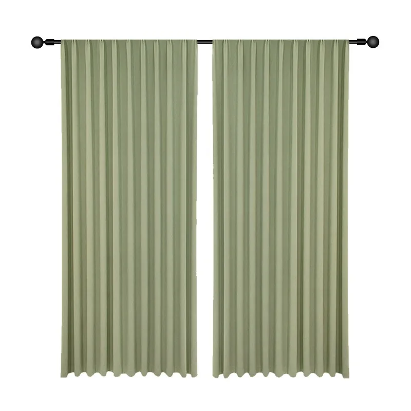 

Curtain cloth, non-coated non-pan bedroom insulation curtains