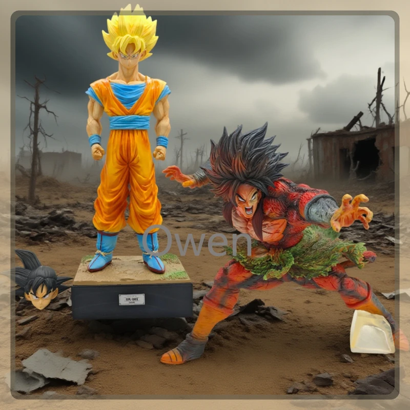 

Anime Dragon Ball Z Warrior Son Goku Figurine Super Saiyan 4 Broli Combat Action Figures PVC Statue Collection Model Toys Gifts