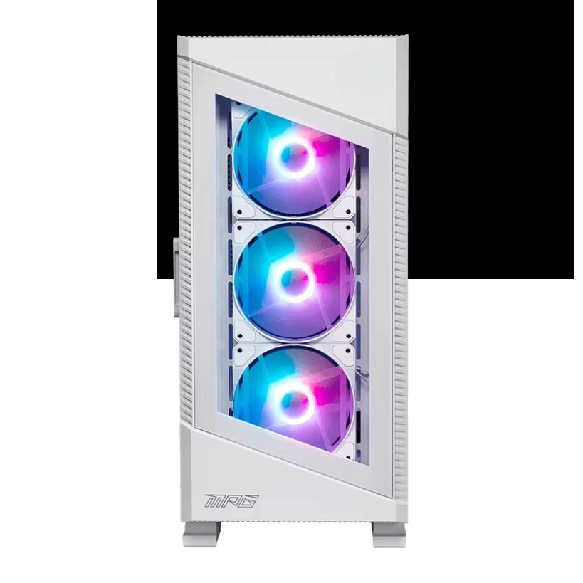 Without Fan Brand New Computer Case MPG VELOX 100R WHITE Mid-Tower Support ATX / Micro-ATX / Mini-ITX Desktop Gaming PC Case