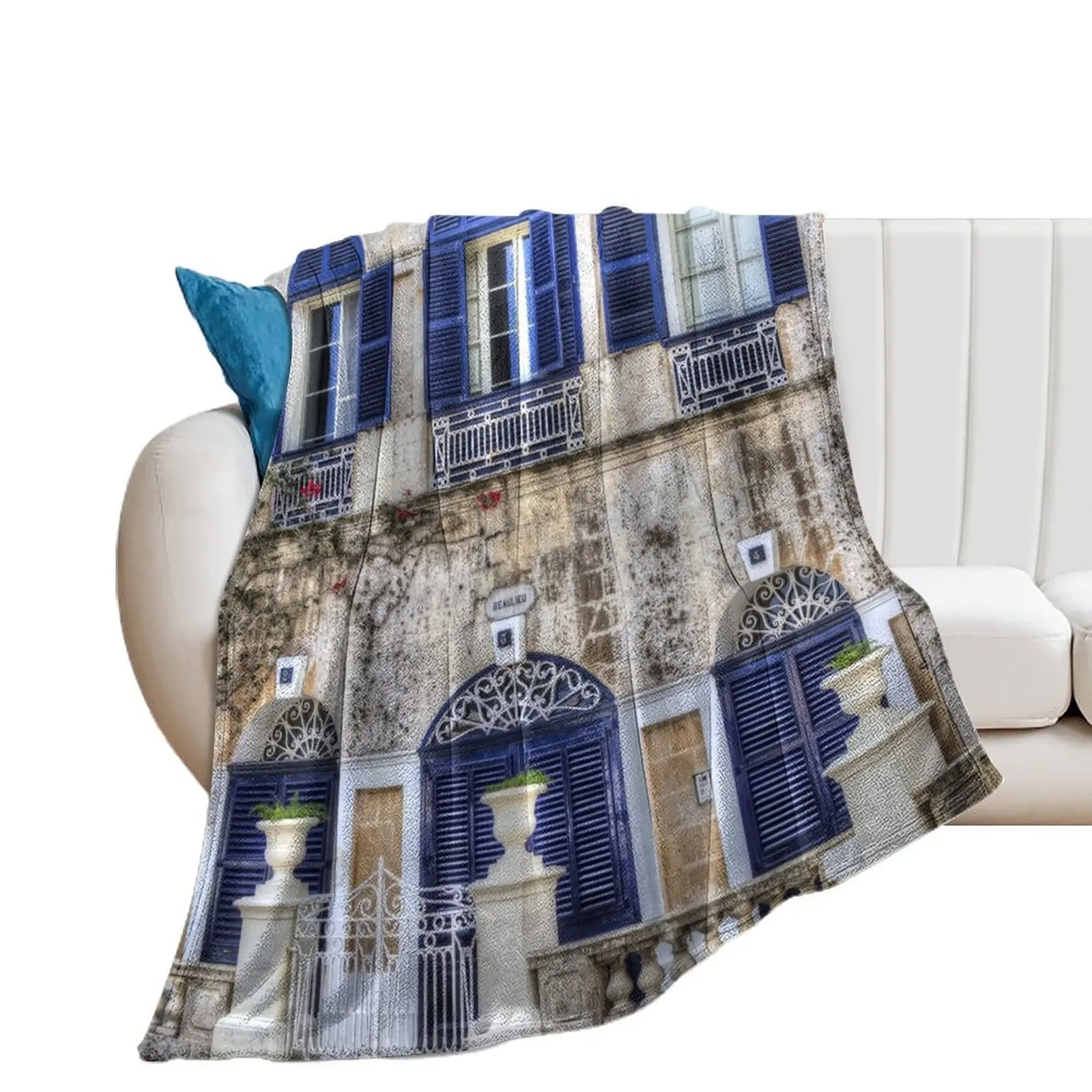 Maltese House Mdina Malta Throw Blanket Weighted wednesday christmas gifts Blankets