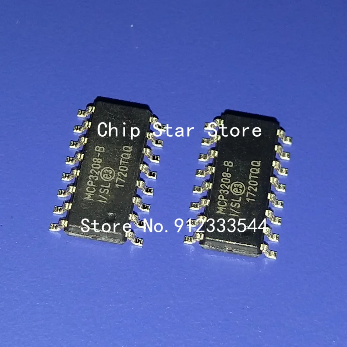 2-50Pcs MCP3208-BI/…