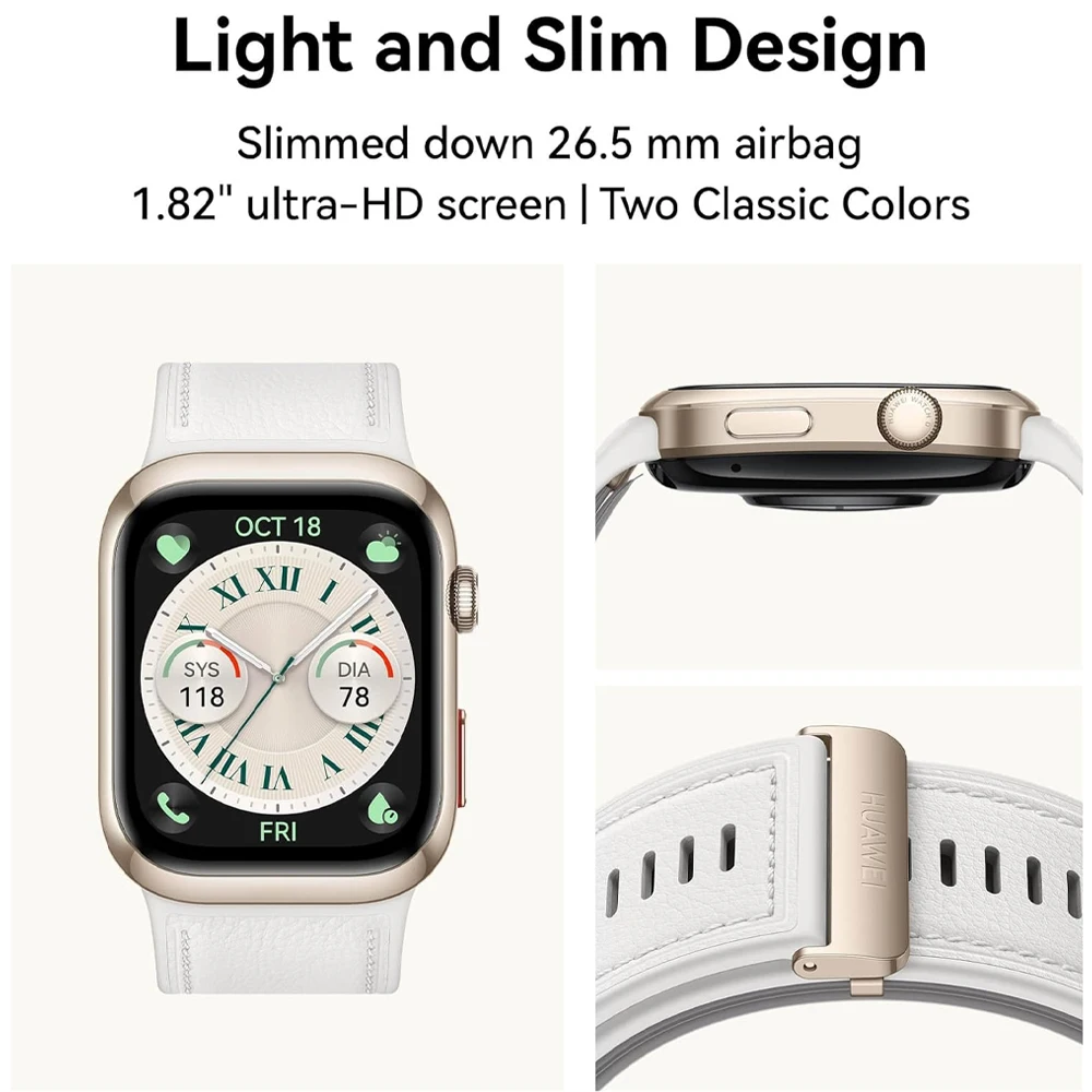 ساعة هواوي الأصلية D2 ساعة ذكية 1.82 بوصة AMOLED شاشة بلوتوث للاتصال ECG للتوعية الشاملة أثناء النوم والتنفس #2