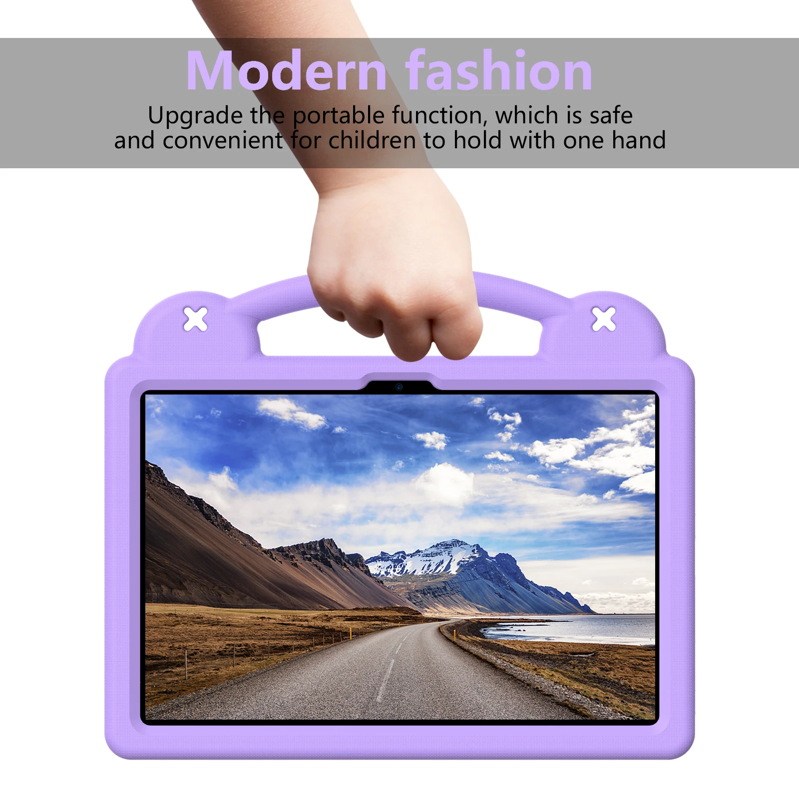 EVA Kids Cute Case Universal For Doogee Tab G6 Plus U11 Pro 2025 11\" Wbudowana podpórka DIY Capa Cover z przenośnym uchwytem na rękę — zdjęcie produktu 6