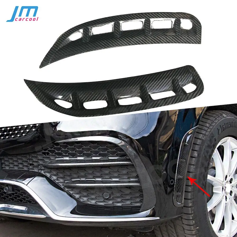 

Carbon Fiber Front Bumper Side Splitter Fins For Mercedes Benz GLE Class W167 GLE350 450 GLE53 AMG Sport SUV 2020 ABS Material