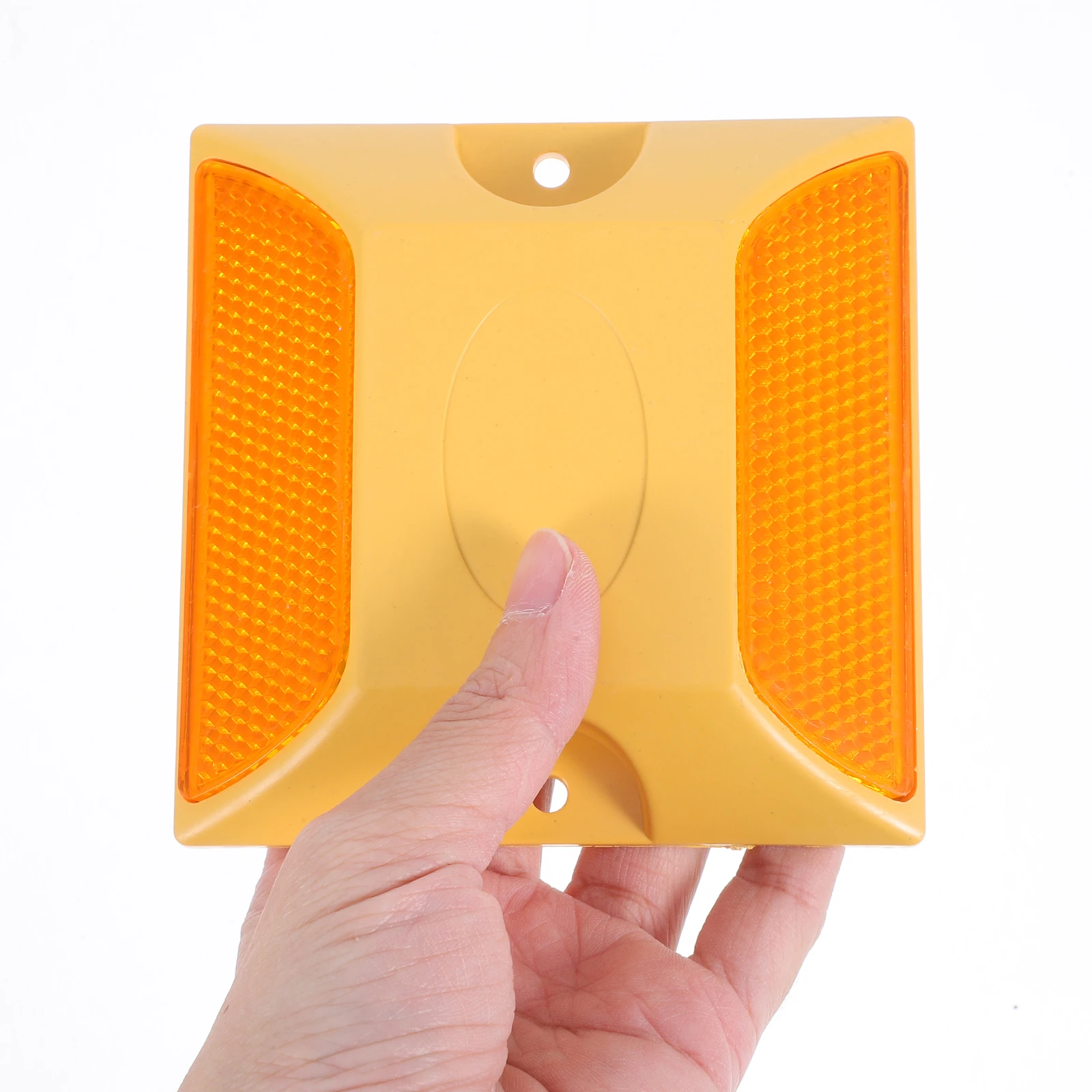 4 шт. светоотражающие дорожные шпильки, прочные приподнятые отражатели из АБС-пластика для маркировки дорожного тротуара, безопасные отражатели для ночного вождения для автомобиля