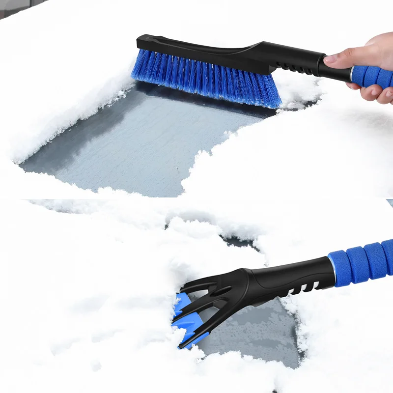 Auto Ice Scraper Windshield Ice Breaker Quick Clean Glass Brush Snow Remover Cleaner Tool Auto Window Winter Snow Brush Shovel