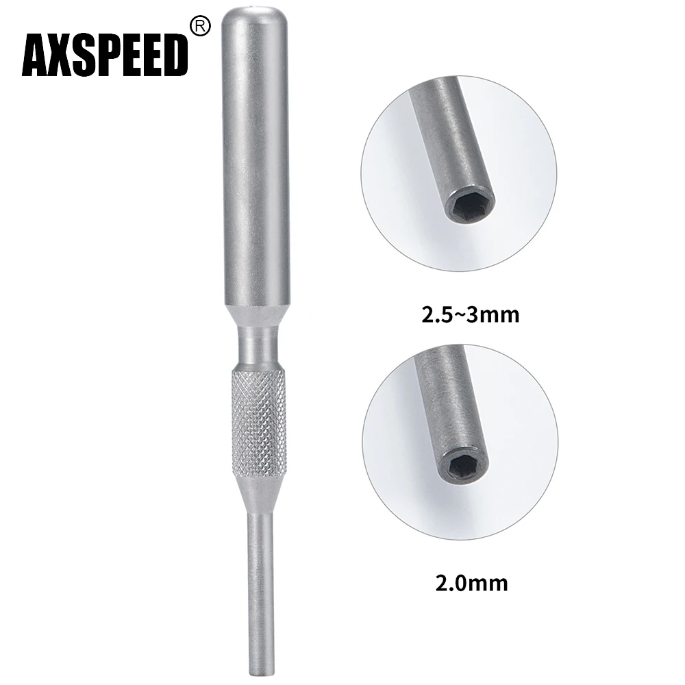 AXSPEED 2/2.5-3 ΠΌΠΌ ΡΠ΅ΡΡΠΈΠ³ΡΠ°Π½Π½Π°Ρ ΠΎΡΠ²Π΅ΡΡΠΊΠ° Ρ ΡΠ΅ΡΡΠΈΠ³ΡΠ°Π½Π½ΠΎΠΉ Π³Π°ΠΉΠΊΠΎΠΉ, Π²ΠΈΠ½ΡΡ Ρ ΡΠΎΡΡΠ΅Π²ΠΎΠΉ Π³ΠΎΠ»ΠΎΠ²ΠΊΠΎΠΉ, ΠΈΠ½ΡΡΡΡΠΌΠ΅Π½Ρ Π΄Π»Ρ ΠΎΡΠ΅Π²ΠΎΠ³ΠΎ SCX10 TRX-4 TRX-6 D90 D110 1/10 RC Car AXSPEED 2/2.5-3 ΠΌΠΌ ΡΠ΅ΡΡΠΈΠ³ΡΠ°Π½Π½Π°Ρ ΠΎΡΠ²Π΅ΡΡΠΊΠ° Ρ ΡΠ΅ΡΡΠΈΠ³ΡΠ°Π½Π½ΠΎΠΉ Π³Π°ΠΉΠΊΠΎΠΉ, Π²ΠΈΠ½ΡΡ Ρ ΡΠΎΡΡΠ΅Π²ΠΎΠΉ Π³ΠΎΠ»ΠΎΠ²ΠΊΠΎΠΉ, ΠΈΠ½ΡΡΡΡΠΌΠ΅Π½Ρ Π΄Π»Ρ ΠΎΡΠ΅Π²ΠΎΠ³ΠΎ SCX10 TRX-4 TRX-6 D90 D110 1/10 RC Car