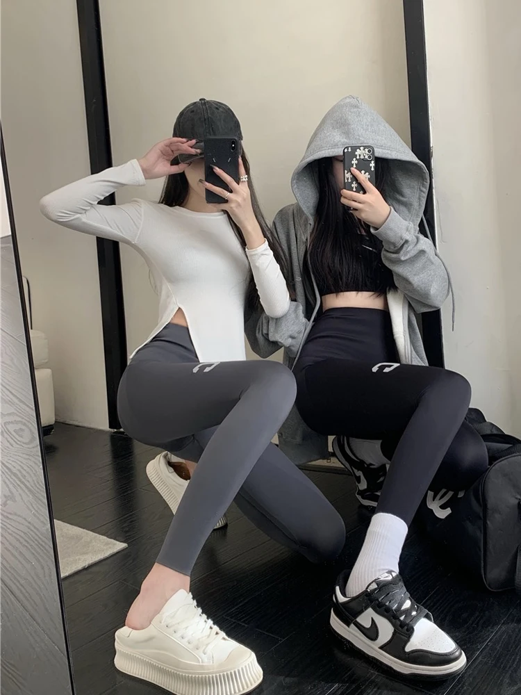 سراويل يوجا نسائية من arkskin Eighteen، سراويل ضيقة للتنحيف، سراويل كريون للربيع والخريف، سراويل من قماش النايلون