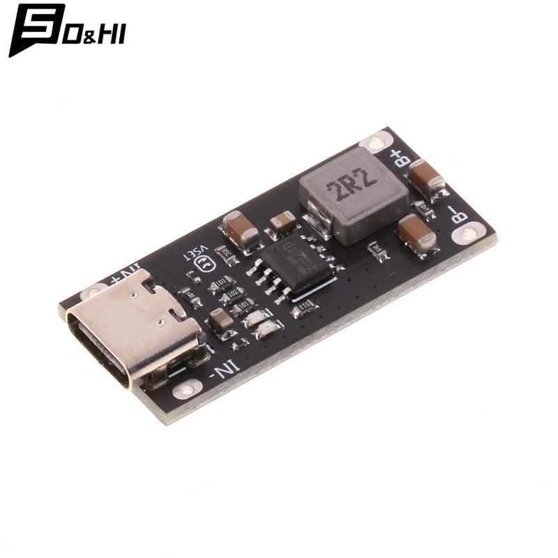 

Type C USB Input 3A Polymer Ternary Lithium Battery Quick Fast Charging Board IP2312 CC/CV Mode 5V To 4.2V