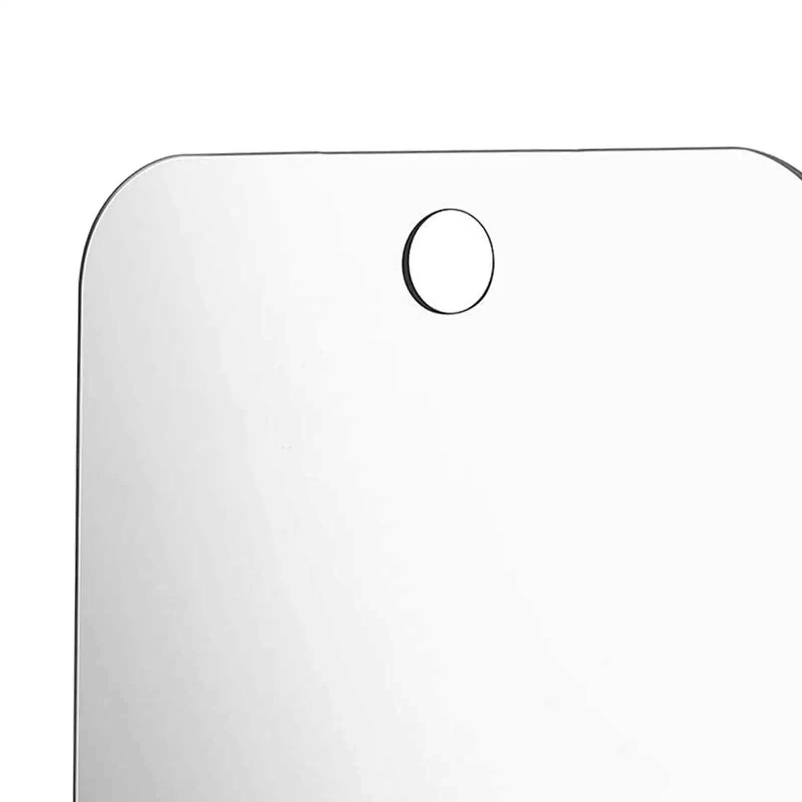 مرآة دش بدون، مضادة للضباب مع حامل ماكينة حلاقة، مرآة حلاقة للحمام، مرآة معلقة على الحائط بدون ضباب