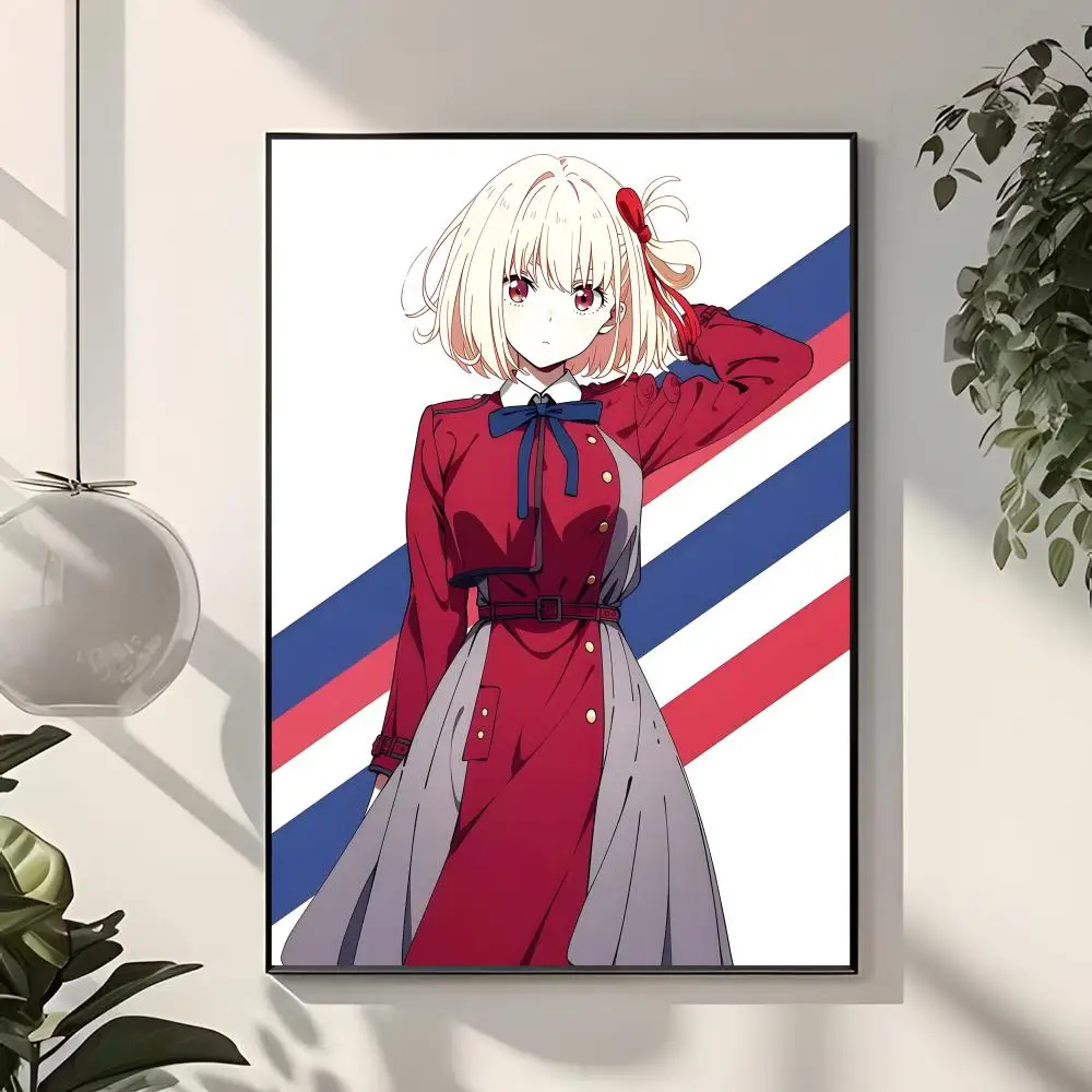 Clever Anime L-Lycoris Recoil Poster  Classic Home Interior Design & Modern Wall Decor Art Collection