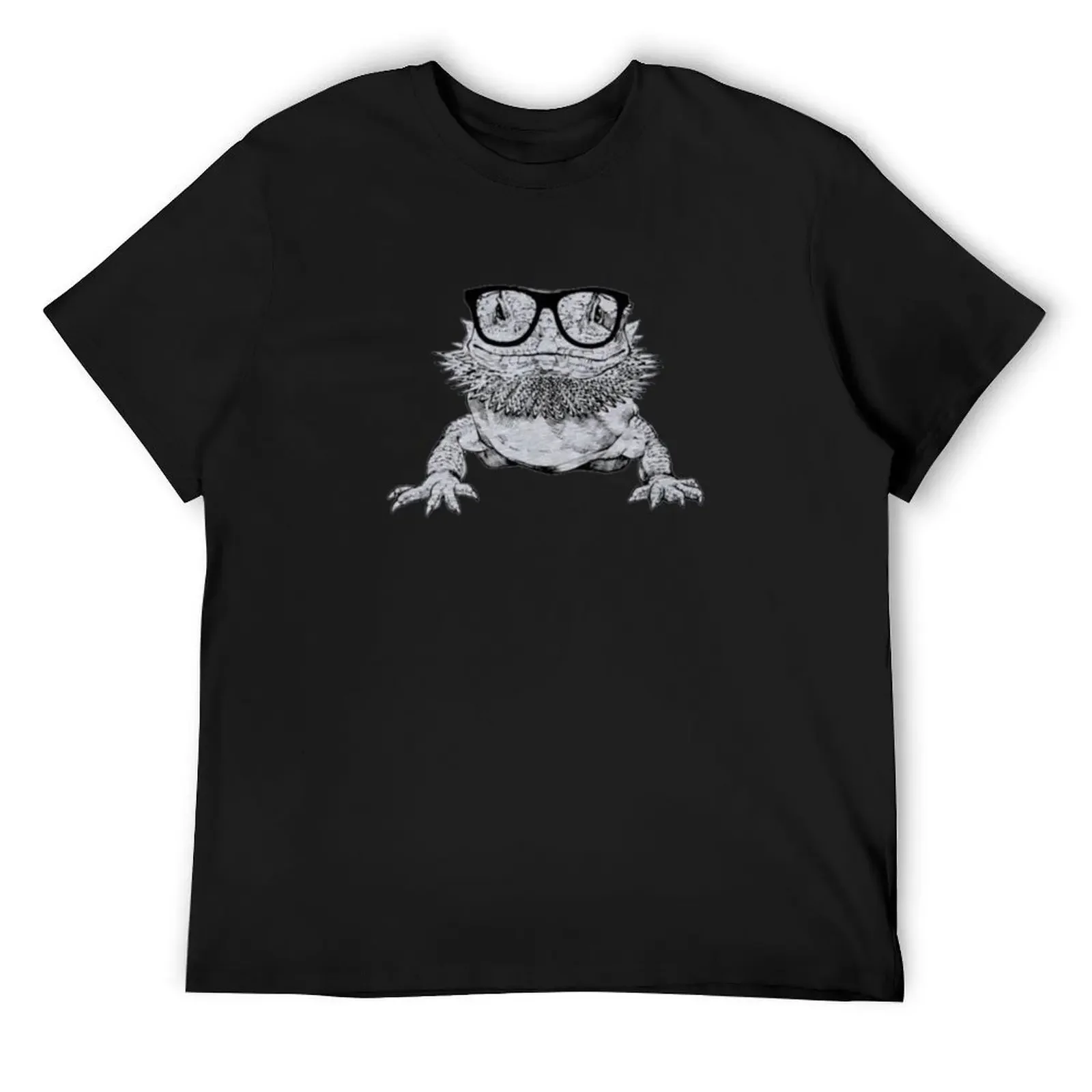 

Bearded Dragon Nerdy Glasses T-Shirt Aesthetic clothing aesthetic clothes custom shirt men clothing