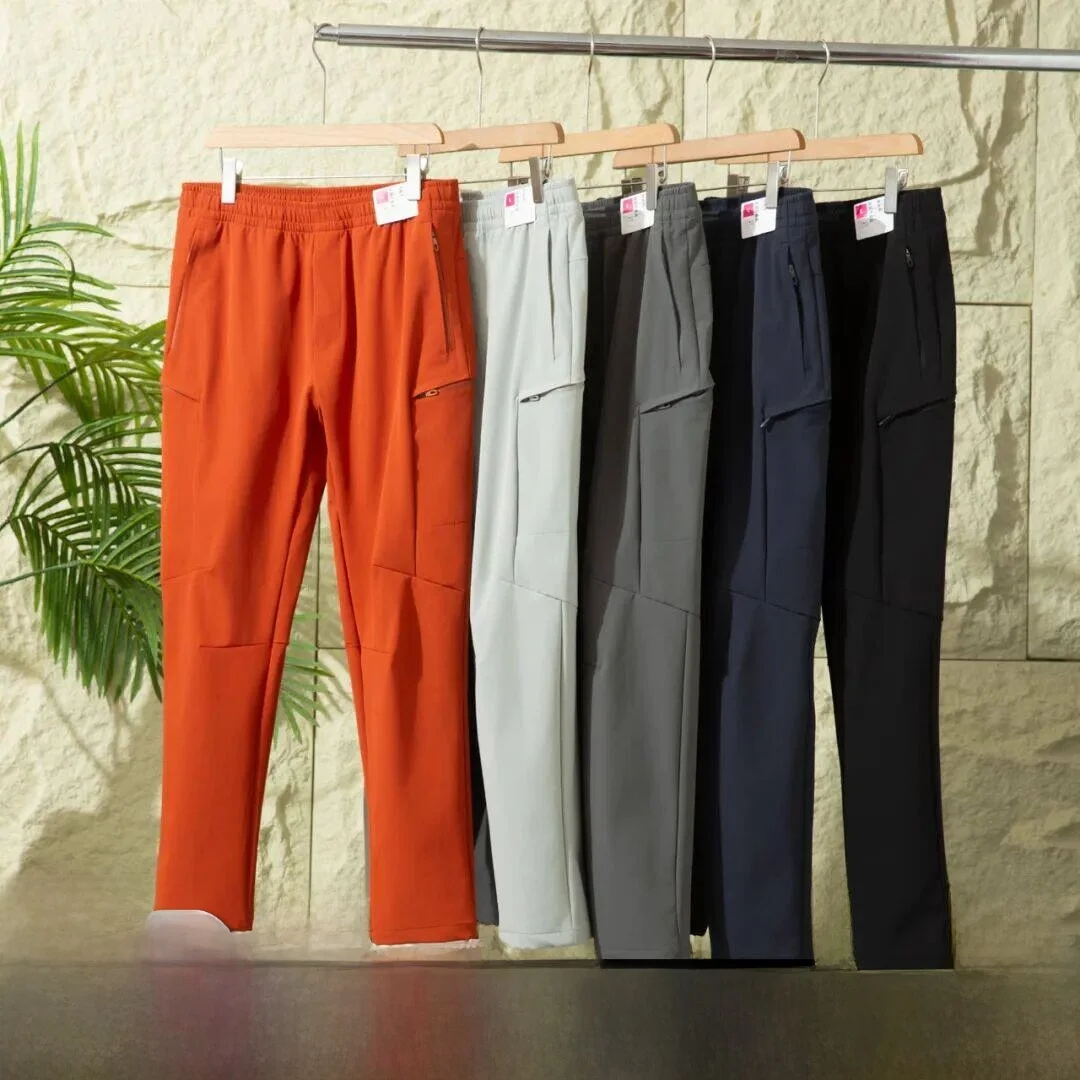 

Breathable Fabric Lightweight Outdoor Casual Pants Qui Dry Workwear Straight Leg Pants Nylon Spandex Blend Windproof Spring...
