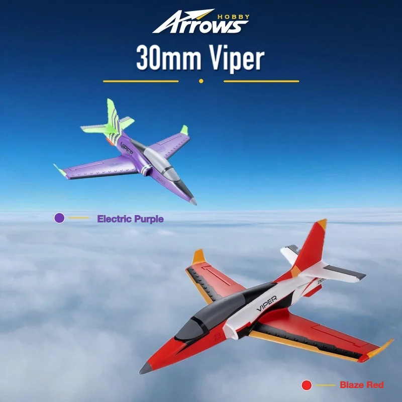 Blue Arrow 30mm Viper Small Ducted Fixed-Wing Novice Entry-Level Anti-Fall Electric Model Remote Control Aircraft PNP/RTF