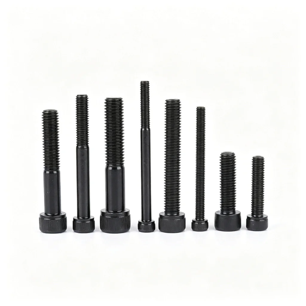 Ultra Long M30 M36 12.9 Grade Black Hex Socket Head Cap Allen Bolt Screw Half Thread Carbon Steel Screw Length 110-400mm