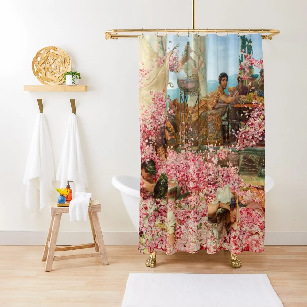

Roses by Alma Tadema Shower Curtain Shower For Bathroom Luxury Bathroom Anime Shower Bathroom For Curtain