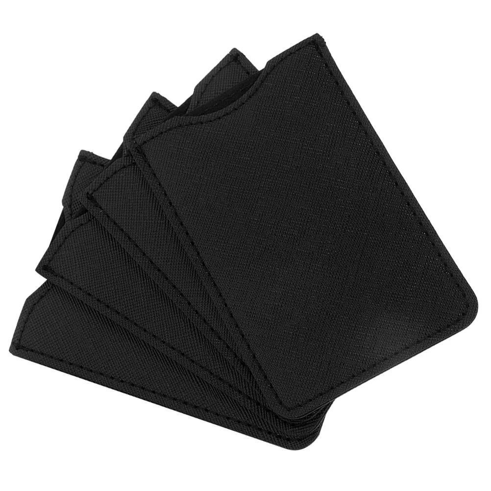 4Pcs Comb Carrying Pouch for Travel – Hair Scissors & Comb Organizer Storage Bag, Black