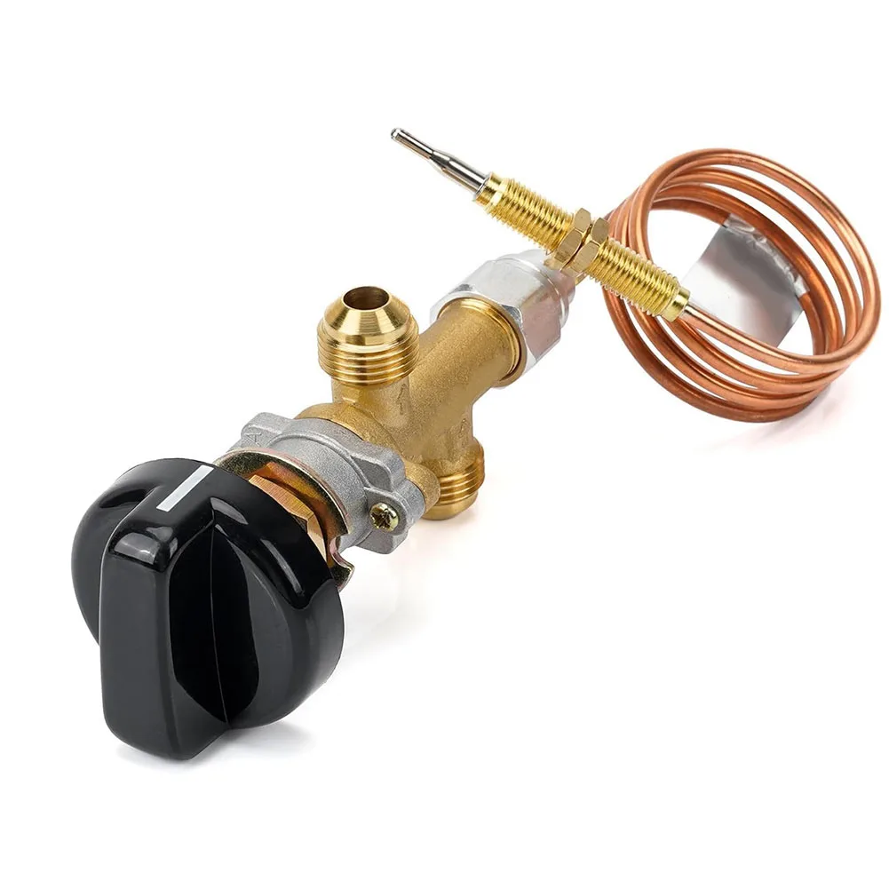 

4 Pieces Propane Gas Fireplace Propane Fireplace Safety Control Kit Fireplace Safety Valve High Temperature Resistance