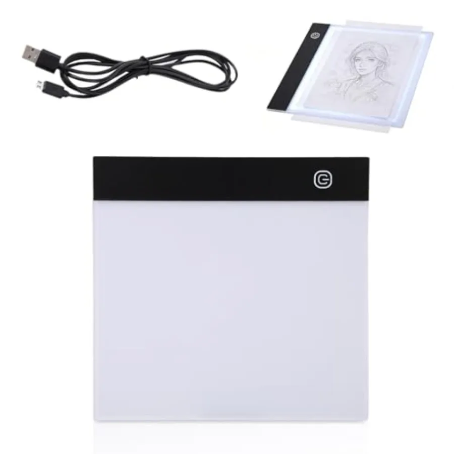 

Светодиодный световой планшет A5, световая доска для копирования A5, портативная световая доска для рисования и алмазной вышивки