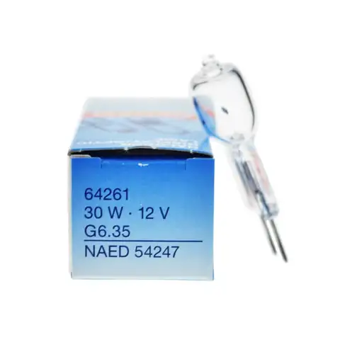 12V 30W OSRAM 64261 G6.35 NAED 5424 Bulb Ophthamic Halogen Bulb Topcon ACP-5/6/7 Zeiss Leica Microscope Slit Lamp