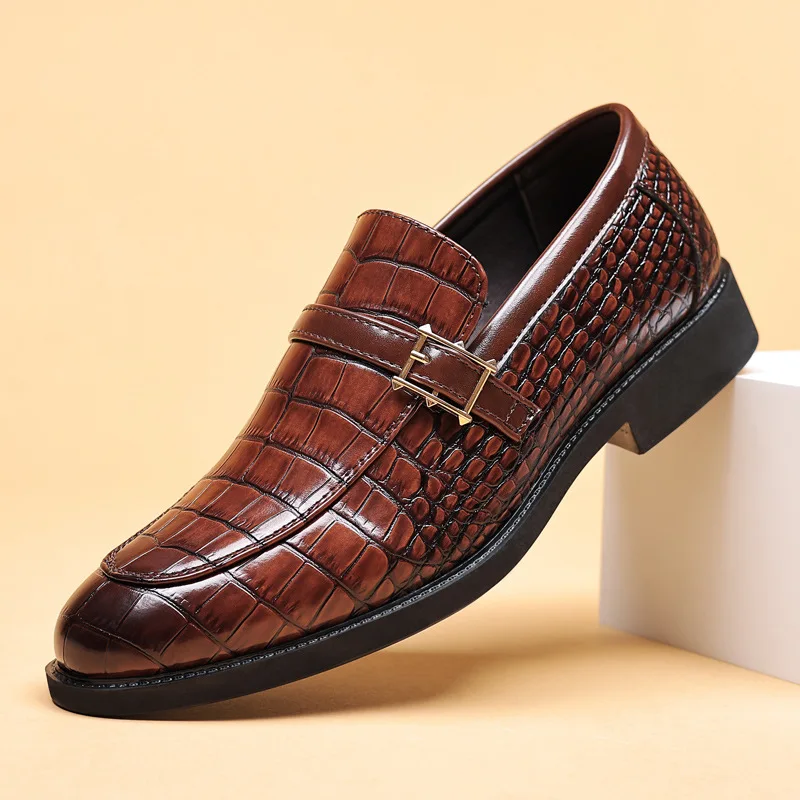 Formal Shoes for Men Italiano Loafers Oxford Shoes for Men Office 2026 Business Suit Wedding Dress Slip on Shoes Men Chaussures