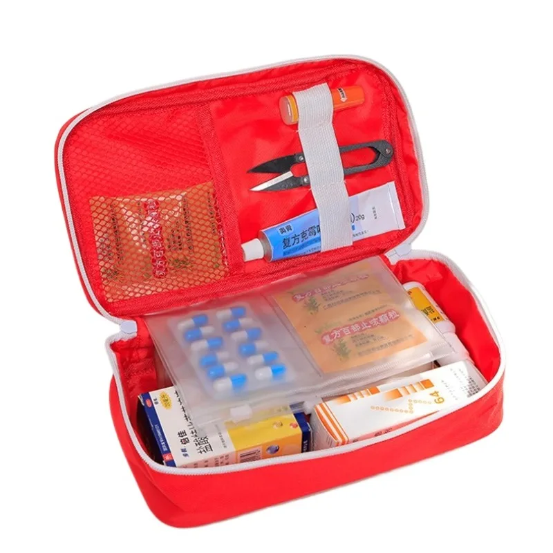 Outdoor Travel Car First Aid kit bag Home Small Medical Box Emergency Survival kit Organizer Bag Household