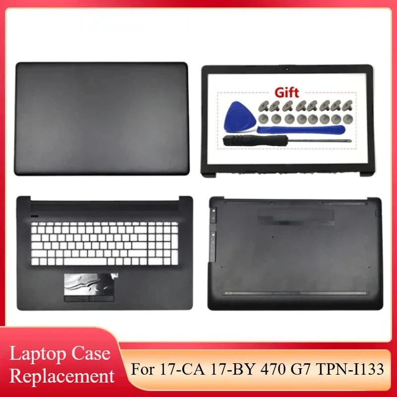 

For HP Pavilion 17-BY 17-CA 17-CR 17Q-CS 17Z-CA 470 G7 Laptop LCD Back Cover Bezel Palmrest Cover Bottom Case Black L22506-001