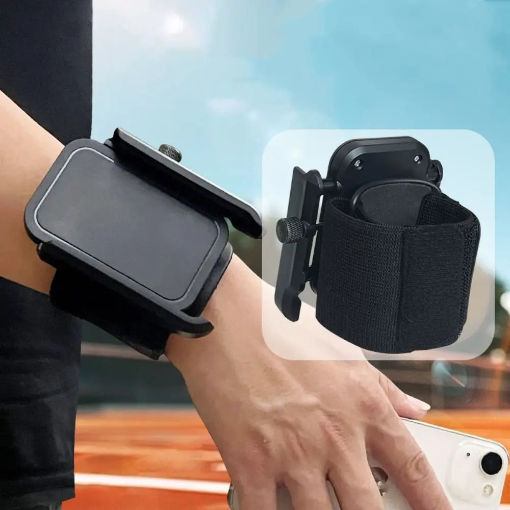 

Rotating Armbands Phone Holder Hands Free Adjustable Running Phone Bag Wrist Pouch Lightweight Wrist Mobile Holder