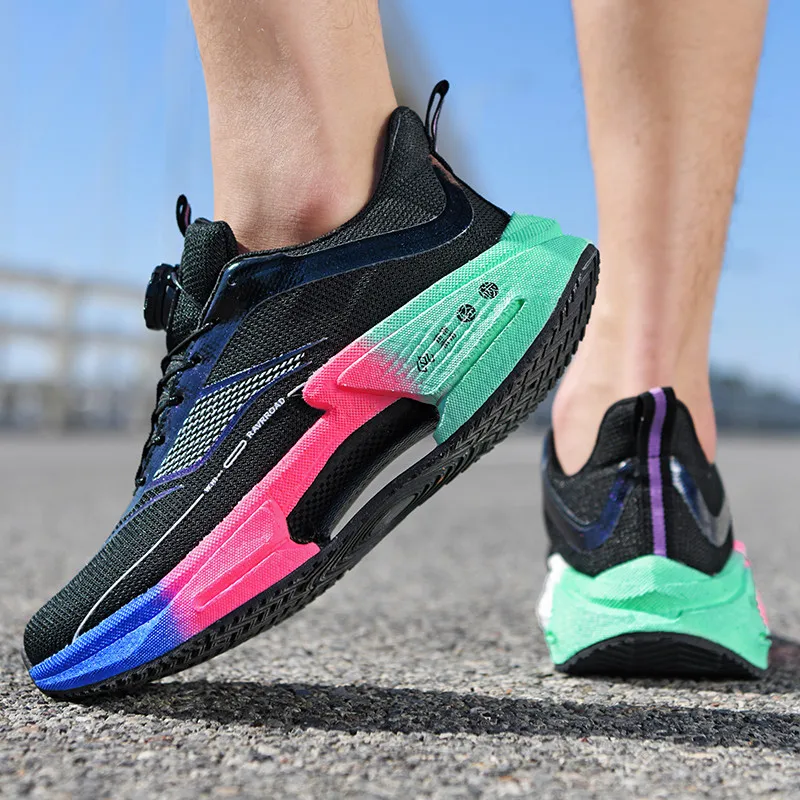 جديد الخريف سباق الرجال والنساء أحذية رياضية خفيفة الوزن انتعاش الاحذية في الهواء الطلق دعم مستقر أحذية المشي المرنة #5