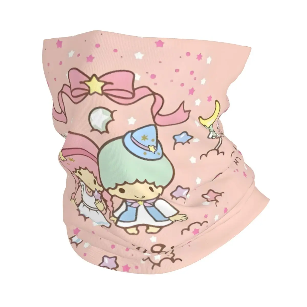 Sanrio Little Twin Stars Kiki аниме бандана для шеи, теплый женский и мужской зимний походный лыжный шарф, гетры Lala, мультяшный кавайный чехол для лица