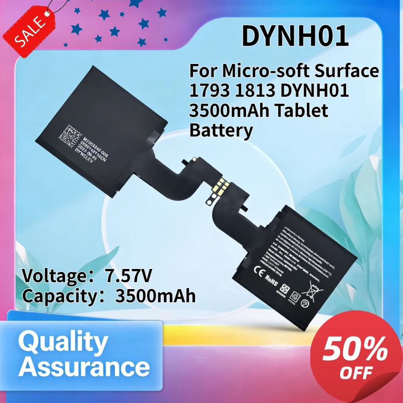 

3500mAh Compatible with Micro-soft Surface 1793 1813 DYNH01 3500mAh Tablet Battery