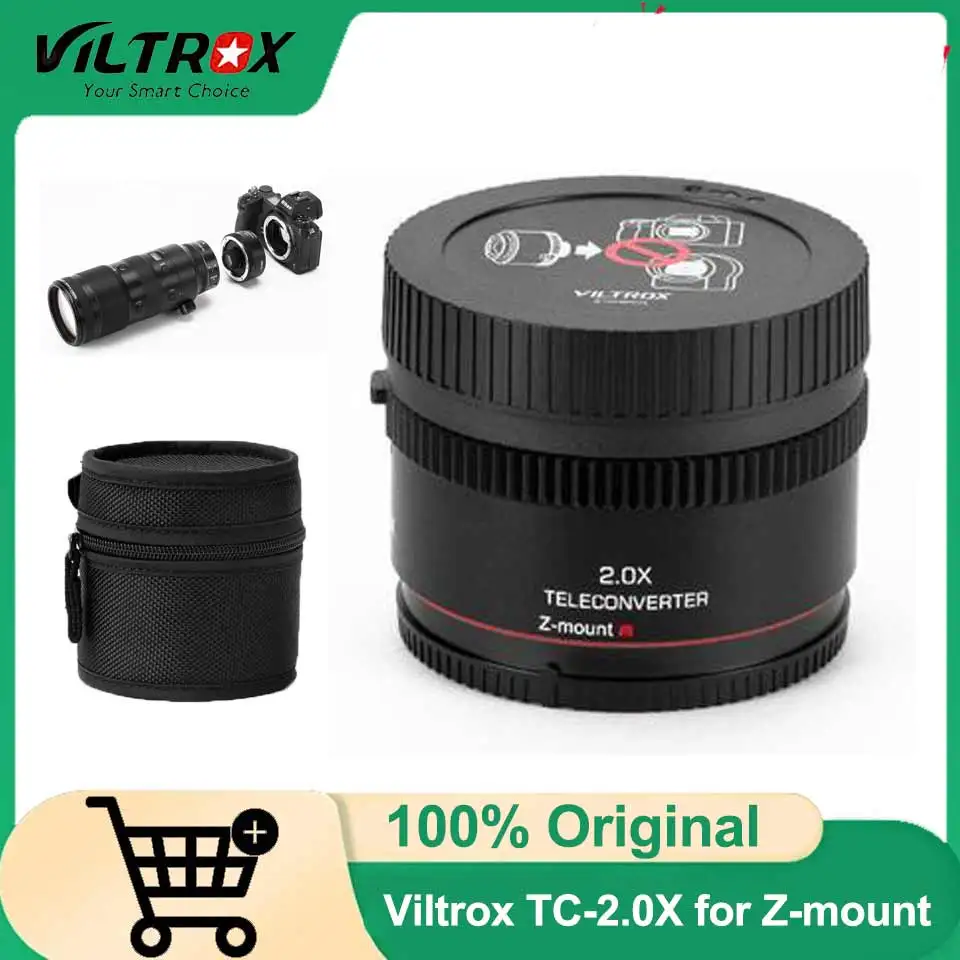 

VILTROX TC-2.0X Teleconverter for Nikon Z-Mount, 2.0X Auto Focus Teleconverter for Nikon Z mount