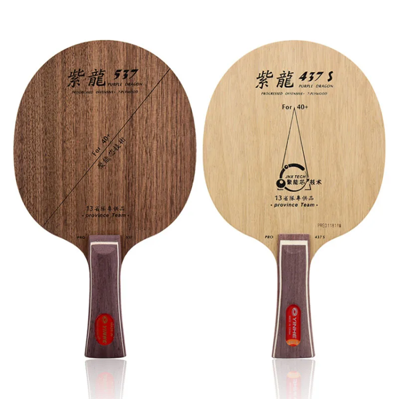 Genuine Yinhe 437-s/437 S and 537-s/537 S 40+ Table Tennis Blade Pure Wood Provincial Used Ping Pong Game Good Control and Off