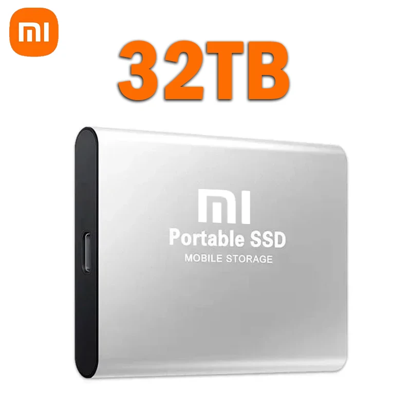 Novo disco rígido externo de alta velocidade xiaomi portátil ssd 256tb usb3.1 tipo-c interface disco rígido unidade de estado sólido para laptop/pc