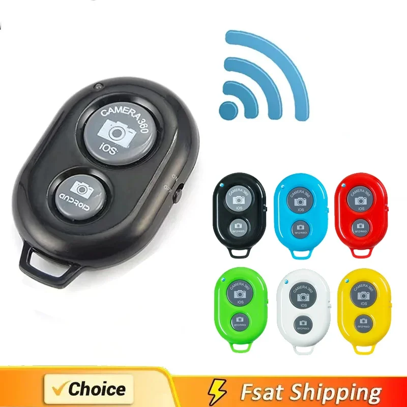 Mini Camera Bluetooth-compatible Remote Controller Photo Shutter Release Button Phone Selfie For IOS/Android Smartphones