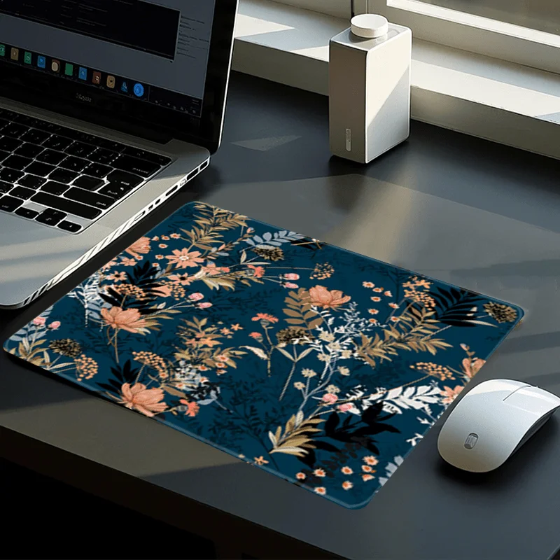 Gaming Mouse Pad Office Desk Accessories NonSlip Rubber Base Stitched Edge Mousepad Ideal Gift for Friends