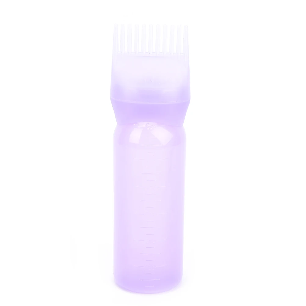 1 Pc 170 Ml Haarverf Fles Applicator Kam Doseren Salon Haarkleuring Verven Droog Shampoo Fles Met Tanden