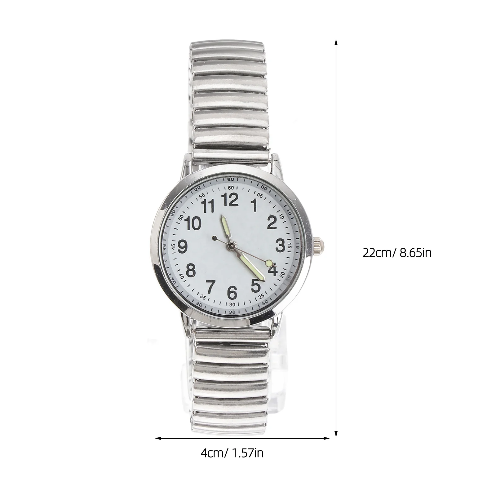 1 قطعة ساعة كوارتز مضيئة ساعة اليد عدد كبير الطلب أنيق كلاسيكي كاجوال المشي لمسافات طويلة في الهواء الطلق موضة اختيار هدية دائم #3