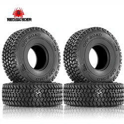 RED SPIDER 1.9 Crawler Tires 116mm Foam Fit Tires for Axial SCX10 90047 SCX10 III SCX10 Pro AXI03007 Redcat Gen8 TRX-4,4PCS