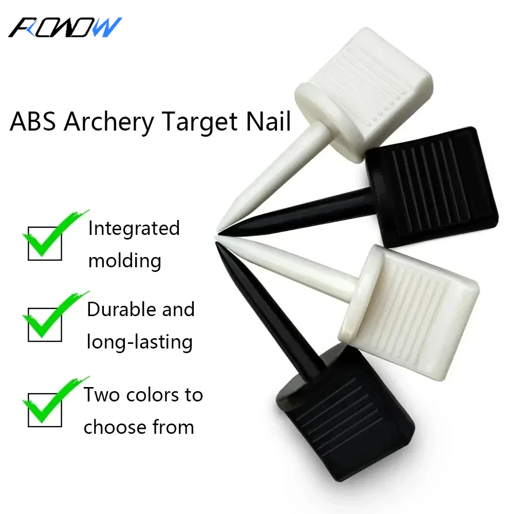 10PCS 5.4cm Outdoor Target Nail Plastic Archery Aim Fixed for Target Papers Shooting Pin Bow and Arrow Supplies