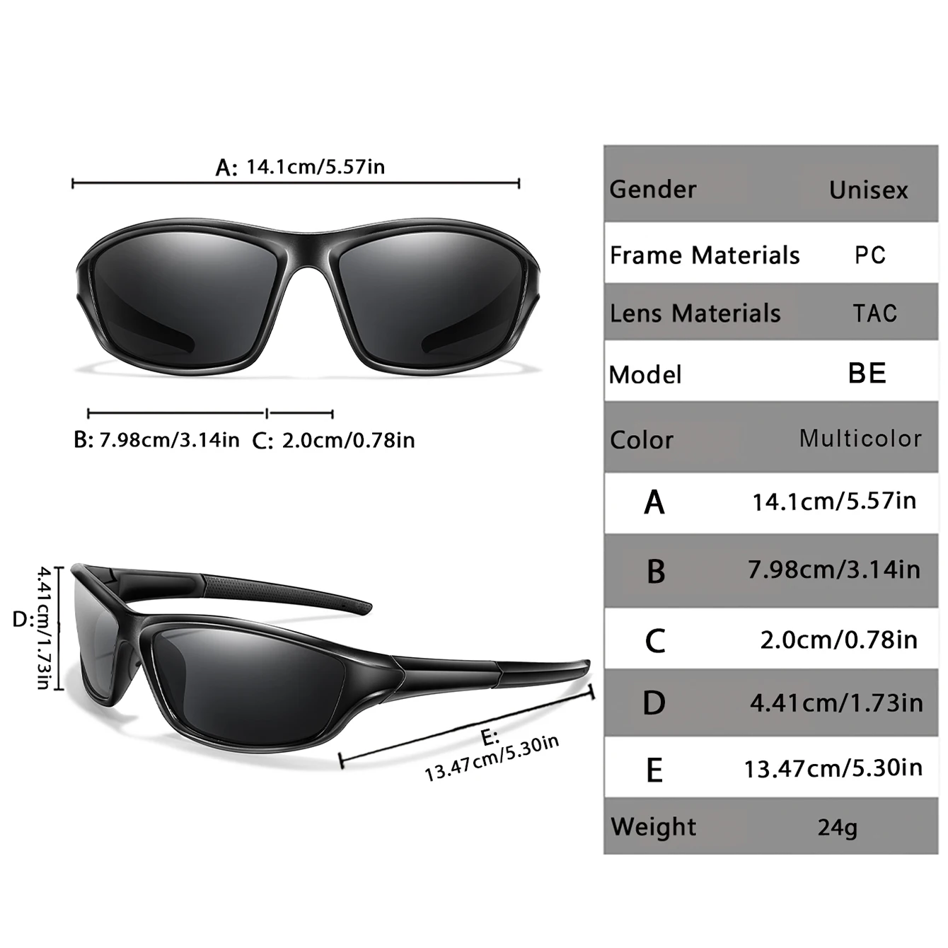 العلامة التجارية الاستقطاب النظارات الشمسية الرجال والنساء الرياضة في الهواء الطلق ركوب الدراجات القيادة المشي لمسافات طويلة نظارات التخييم السفر نظارات ملونة UV400