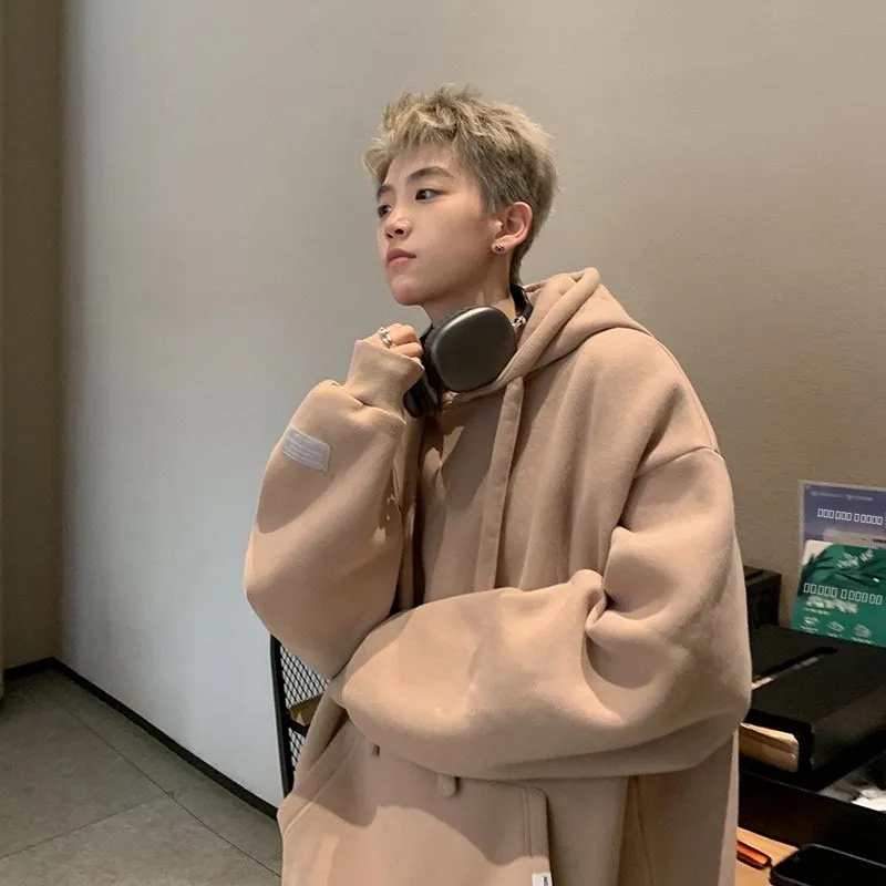 

Мужская толстовка American Sle: весенне-осенняя, свободного кроя, оверсайз, повседневная спортивная одежда, удобная, с принтом, в уличном стиле