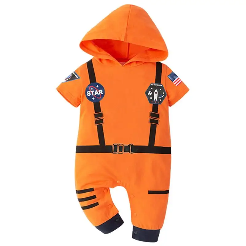 Baby Boy Jumpsuit Breathable Baby Astronaut Outfit Baby Bodysuit Stylish Toddler Outfit Baby Astronaut Costume For Children Boys