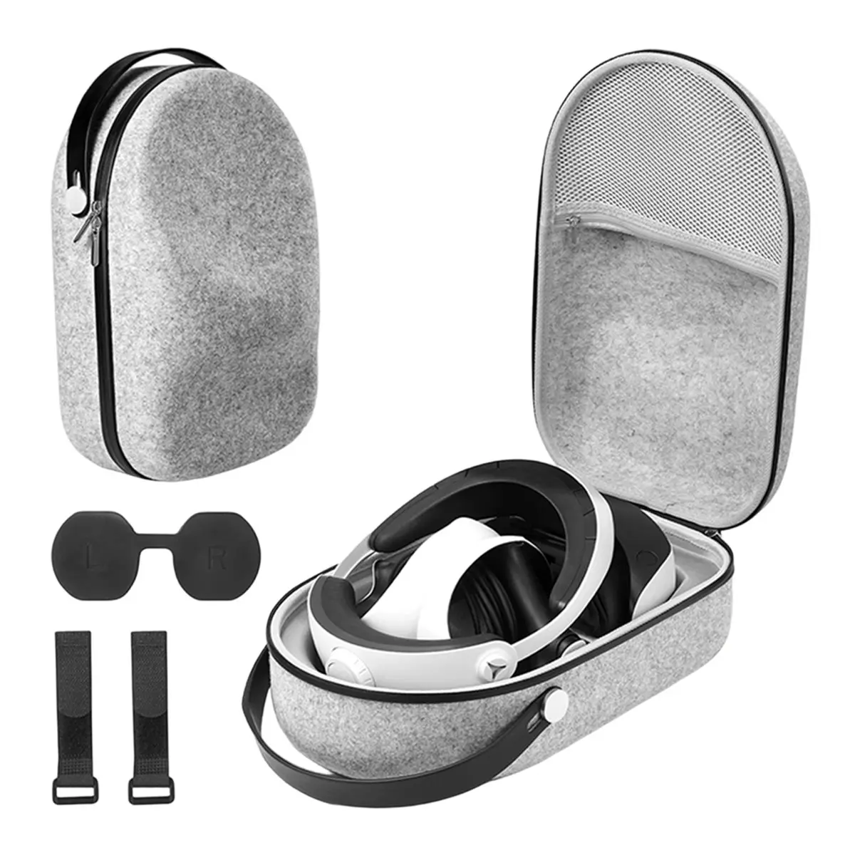 A003 Storage Bag for PS VR2 Headset Shockproof Carrying Case Waterproof Handbag Protective Cover for VR2 Controllers B
