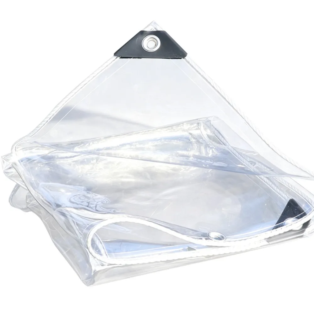 Snowproof Waterproof Tarpaulin Dust-proof Wind-Resistant Transparent Rain Cover Waterproof Foldable Rainproof Cloth