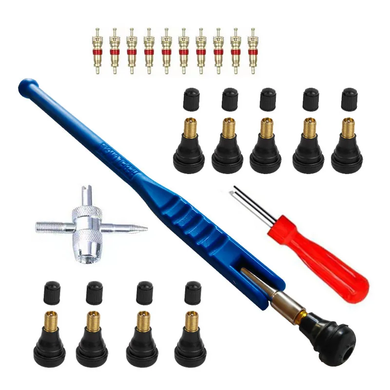 QIANBAI Automobile Tire Hub Valve Installation Repair Tool Automobile Motorcycle Tire Valve Puller Tire Repair Tool