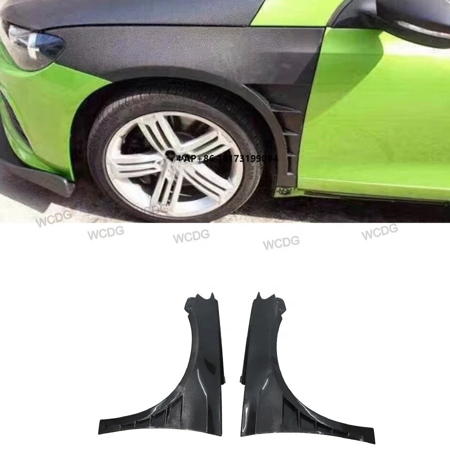 

High Quality Carbon Fiber Front Fender and Bumper Side Fender Air Intake Mudguard Bodykit for-Volkswagen VW Scirocco 2008-2016