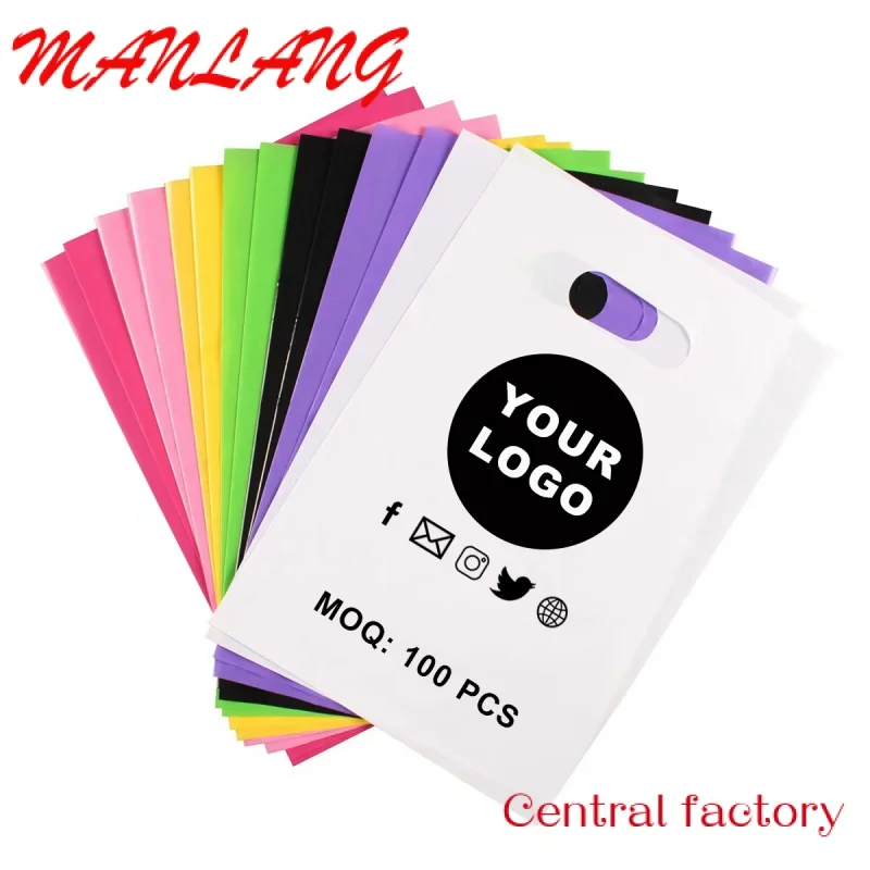 

Custom Biodegradable Garment Custom Logo Plastic Shopping Bags